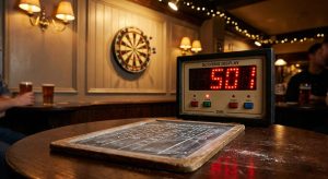 501 darts — the classic format from first throw to double out that defines professional darts