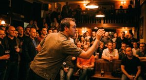 BDO World Darts Championship at Lakeside Country Club — packed crowd watching a player at the oche