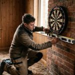 Official dartboard height and distance setup — the regulated measurements every darts player should know