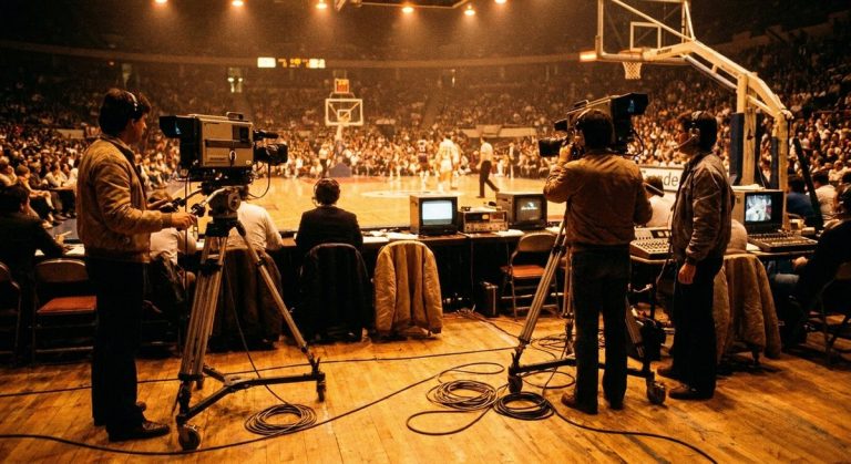 Darts on British television — the BBC broadcast the BDO World Championship and made it a national institution